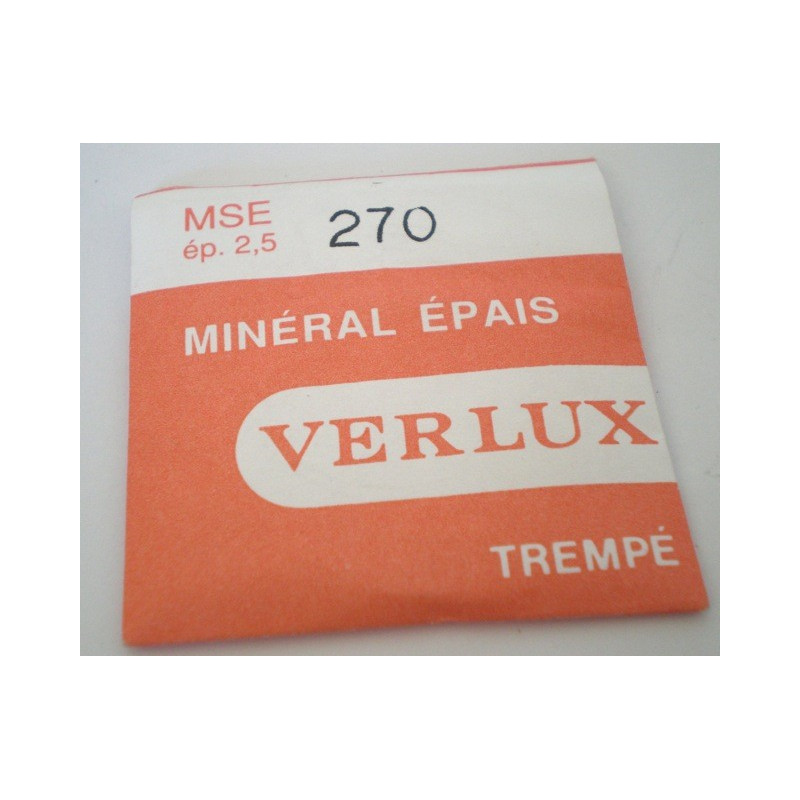 verre VERLUX minéral 270mm