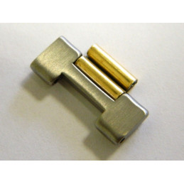 Maillon doré et acier brossé FERRARI 17mm