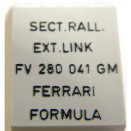 Maillon doré et acier brossé FERRARI 17mm