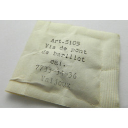 Valjoux 7733/34/36 barrel bridge screw - part 5105