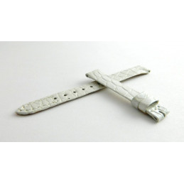 Bracelet crocodile blanc JAEGER LECOULTRE 10mm
