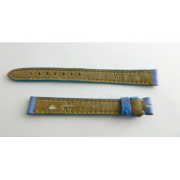 Bracelet cuir bleu lavande CARTIER 11mm