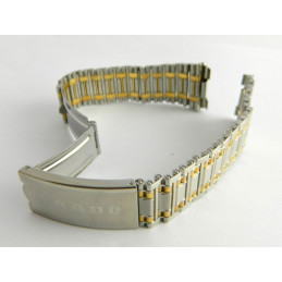 Bracelet or/acier RADO 21mm