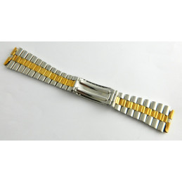 Bracelet or/acier RADO 22mm