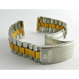 Bracelet or/acier RADO 22mm
