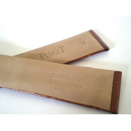 bracelet PIAGET croco marron 20mm