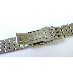 Bracelet acier Pilot BREITLING pour Navitimer 20mm neuf (nouveau modèle)
