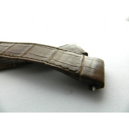 bracelet BOUCHERON croco marron 22mm