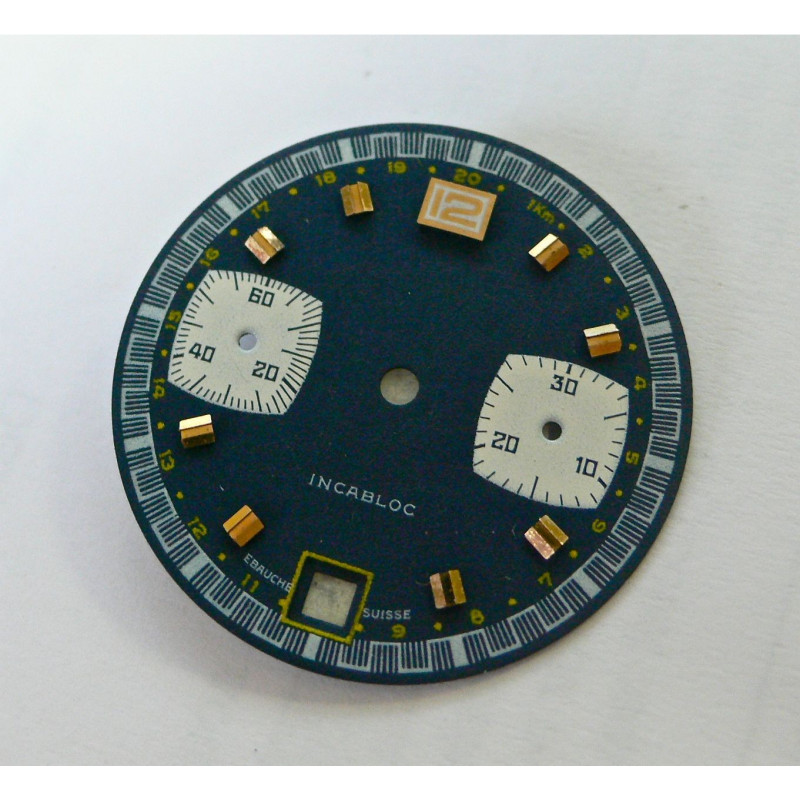Cadran de chronographe pour valjoux 7734 - diamètre 29,52 mm