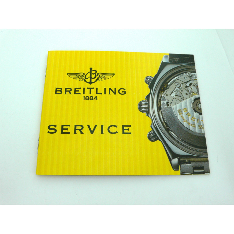 Breitling manuel service pour Chronomat
