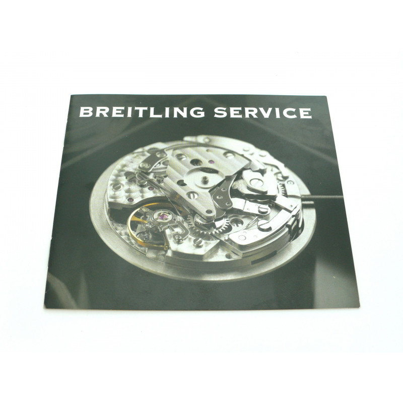 Breitling manuel service pour Chronomat
