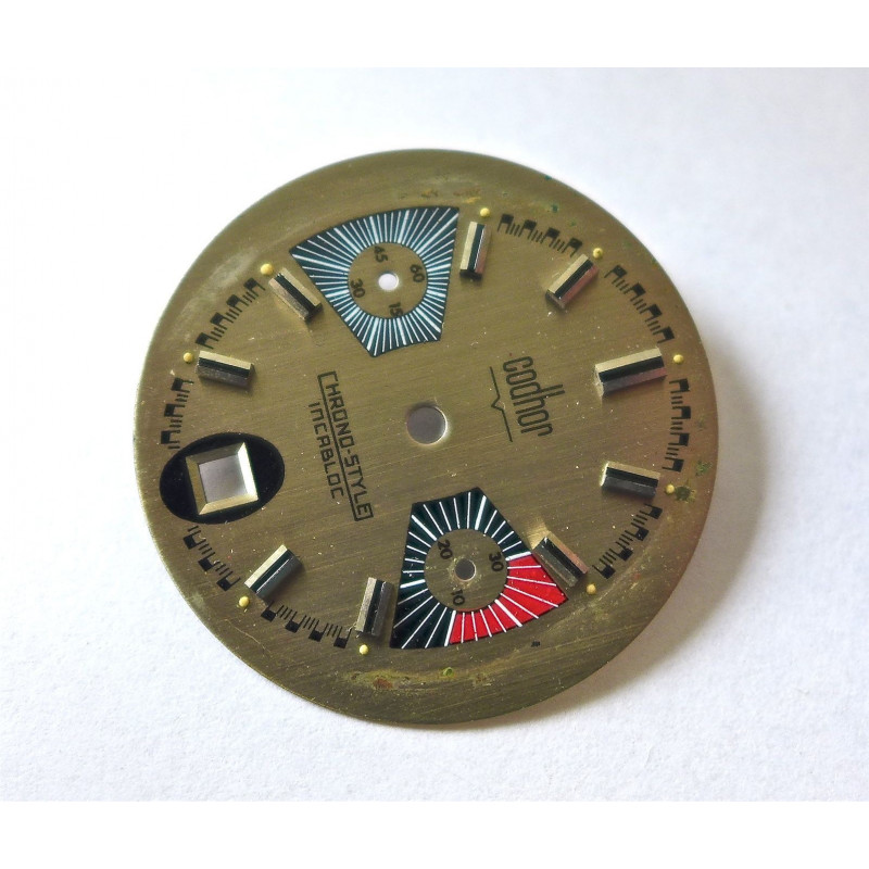 Cadran chronographe valjoux - diamètre 29.52 mm