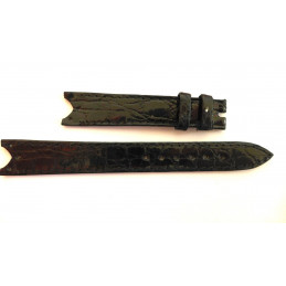 CHOPARD Black crocodile strap 16/13mm