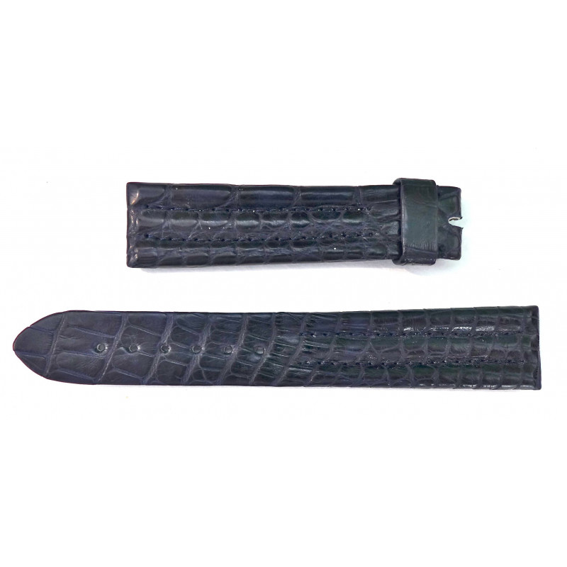BREGUET dark blue crocodile strap 19/16mm