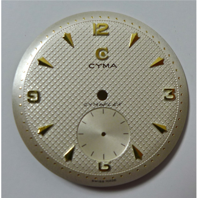 Cyma Cymaflex dial diameter 29.47 mm