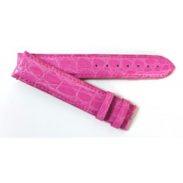 CARTIER pink croco strap