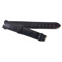 CARTIER black lizard strap 