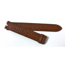 CARTIER brown leather strap