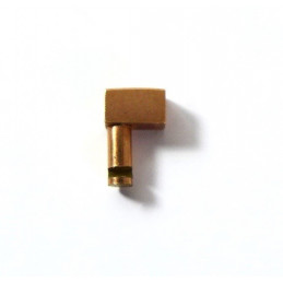 Gold plated pusher 4 mm