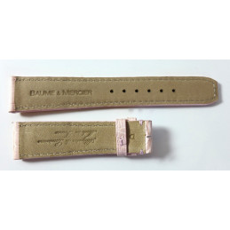 Baume et Mercier bracelet croco 19 mm