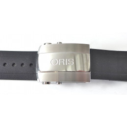 ORIS Black rubber strap 25mm