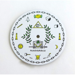 Cadran de montre à gousset Franc-Maçonnerie   - Diamètre 47,07 mm