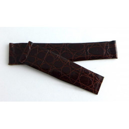 Croco strap for déployant buckle 16 mm