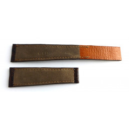 Croco strap for déployant buckle 18 mm