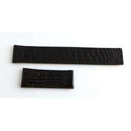 Croco strap for déployant buckle 14 mm