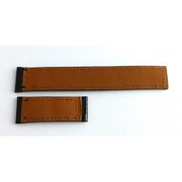 Croco strap for déployant buckle 14 mm