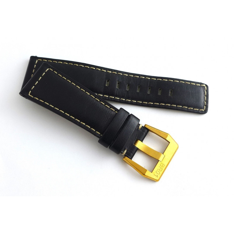 Bell and Ross leather strap BR01 24 mm