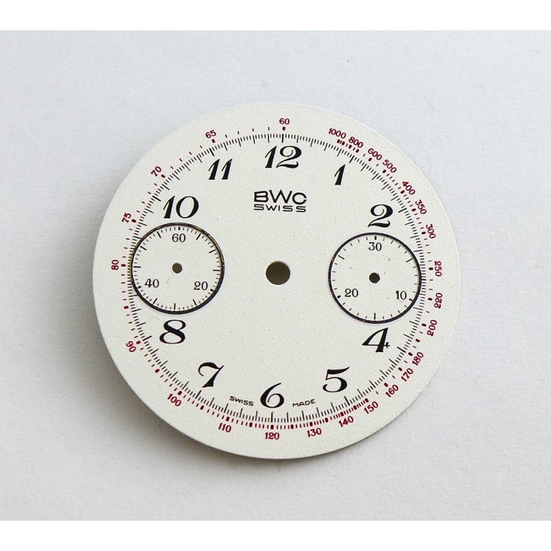 Cadran de chrono Valjoux, diamètre 29.55 mm