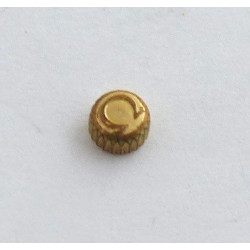 Omega, gold plated crown 3.40 mm