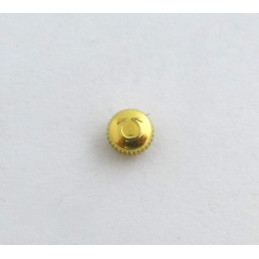 Omega, couronne plaquée or 3,70 mm - epaisseur : 2.37 mm