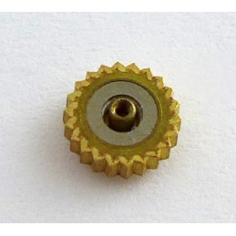Omega, couronne plaquée or 6,10 mm