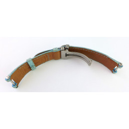 Baume et Mercier croco strap with folding buckle