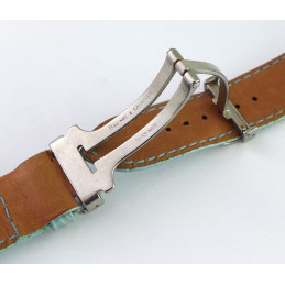 Baume et Mercier bracelet croco avec boucle déployante