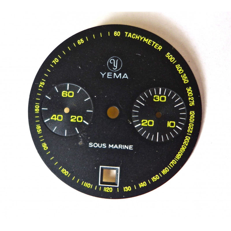 YEMA Sous Marine dial 2 registers & date