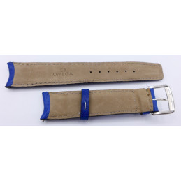 Omega leather strap and buckle 18mm