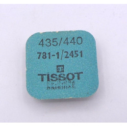 Tissot, bascule et ressort de bascule  pièce 435-440  cal 781/1-2451