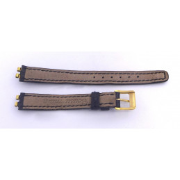 Omega croco strap with golden buckle