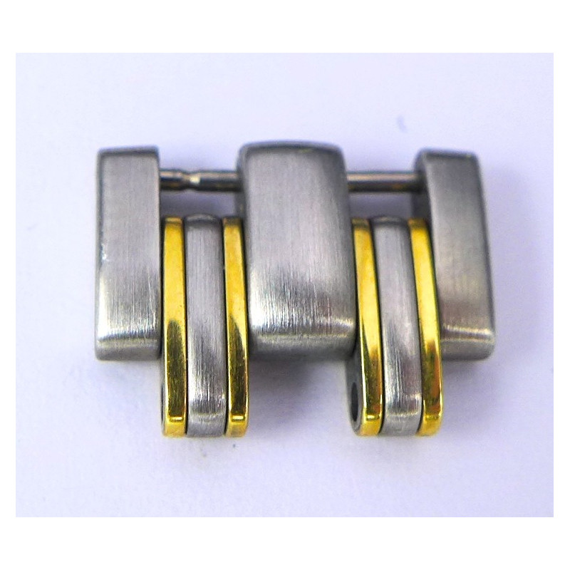 Omega steel / gold link 14 mm