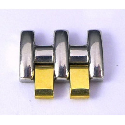 Omega steel / gold link 12 mm