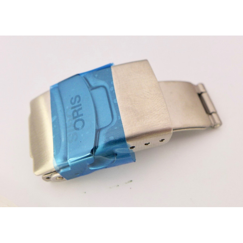 Boucle déployante acier ORIS 18mm pour bracelets caoutchouc