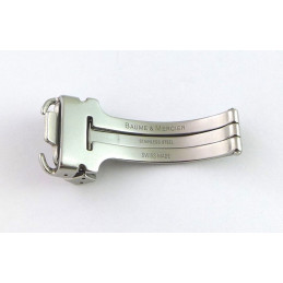 Baume & Mercier steel deployant buckle 16mm