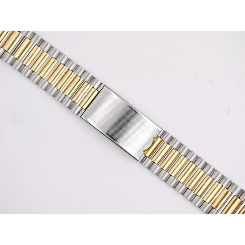 NSA golden / steel strap 22 mm