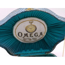 Ultra rare Omega pocket watch shell box for 4 Grand Prix watch circa 1920