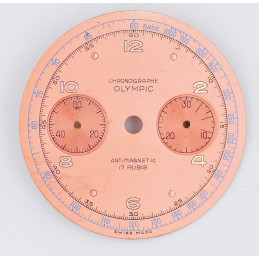 Cadran de chronographe Landeron 48,  32mm