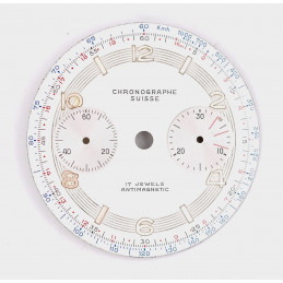 Landeron 48 chrono dial, diameter 32 mm
