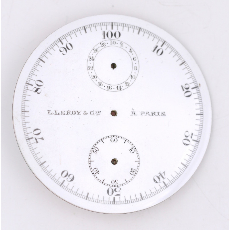 Cadran de chrono montre gousset 44mm